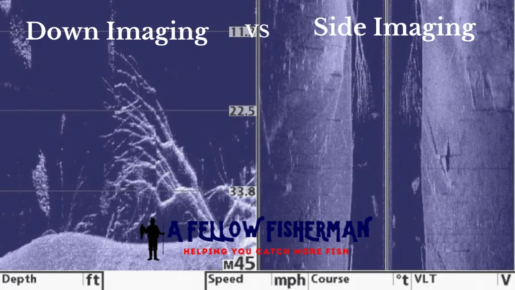 side imaging vs down imaging