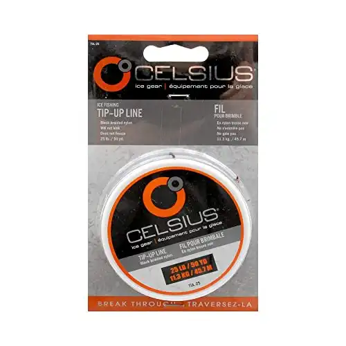 Celsius Tip Up Line, 15-Pounds, 50-Yards