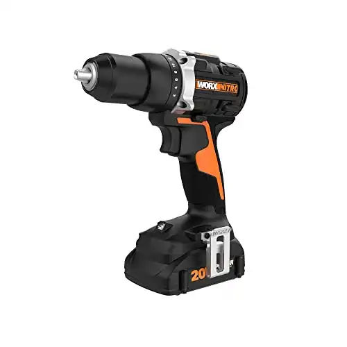 Worx 20V Power Share 1/2" Cordless Drill/Driver with Brushless Motor