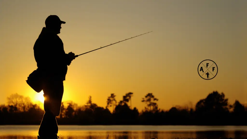 Me fishing during sunset