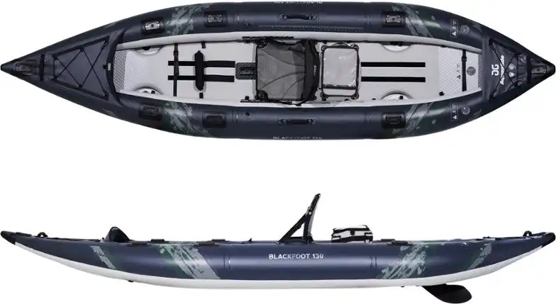 Aquaglide Blackfoot Angler 130 Inflatable Kayak - Paddle