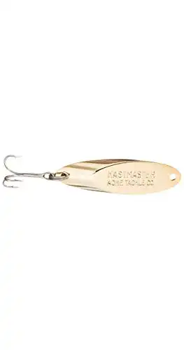 Acme Kastmaster Fishing Lure, Gold, 1/4-Ounce