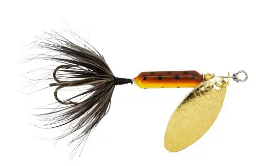 Yakima Bait Wordens Original Rooster Tail Spinner Lure, Brown Trout, 1/6-Ounce