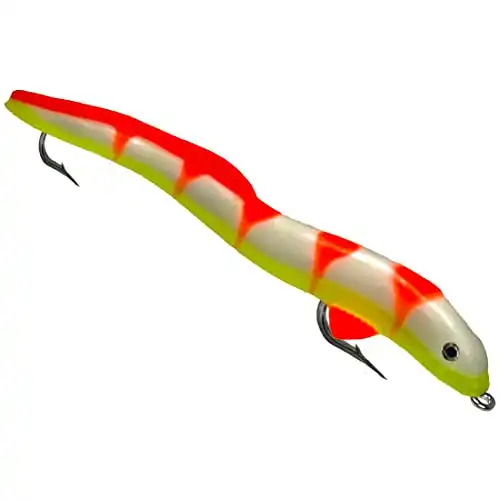 Delong Lures 8" KILR EEL Swimbaits, Anise Scented