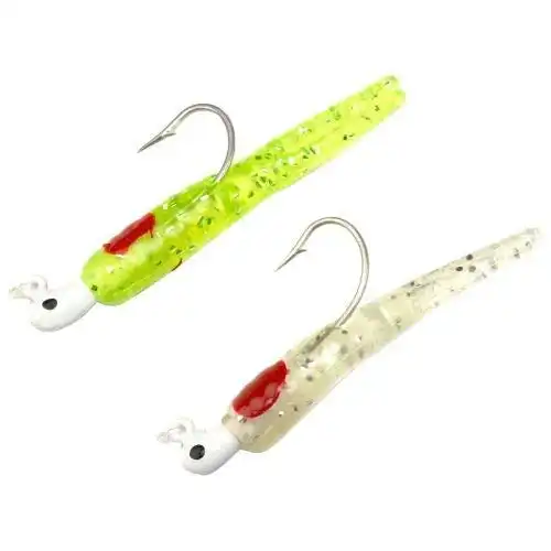 H&H Sparkle Beetle Double Rig 3 Inch 1/4 Jig Head Soft Lure